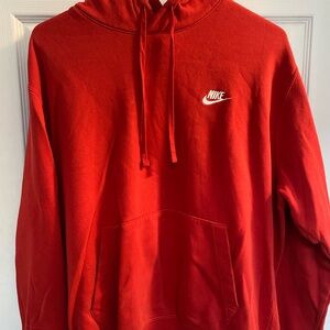 Nike Men's Bold Red Hoodie